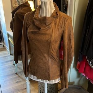 Zara, faux leather thin jacket XS